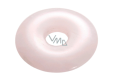 Różowy Donut naturalny kamień 30 mm, kamień miłości
