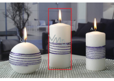 Lima Exclusive świeca lila walec 60 x 120 mm 1 sztuka