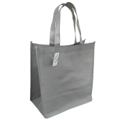 Torba na zakupy tekstylna szara 28 x 32 x 22 cm