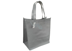 Torba na zakupy tekstylna szara 28 x 32 x 22 cm