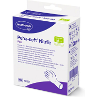 Peha-soft Nitril Jednorázowe rękawice ochronne rozmiar M, 10 szt.