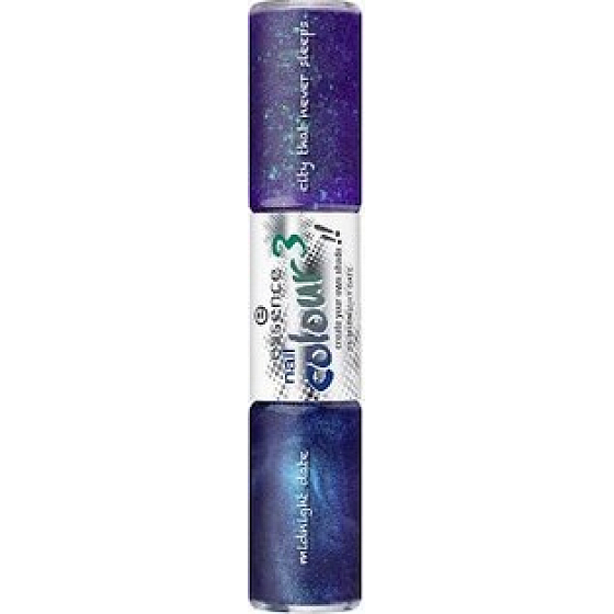 Essence Nail Art Colour3 lak na nehty 01 Midnight Date 2x4 ml