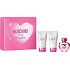 Moschino Pink Bouquet toaletní voda 50 ml + tělové mléko 50 ml + sprchový gel 50 ml, dárková sada