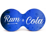 Nekupto Dvojtácek korkový podtácek Rum i cola 19 x 9,5 x 0,3 cm