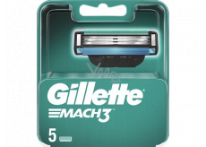 Gillette Mach3 wymienne wkłady 5 sztuk, dla mężczyzn
