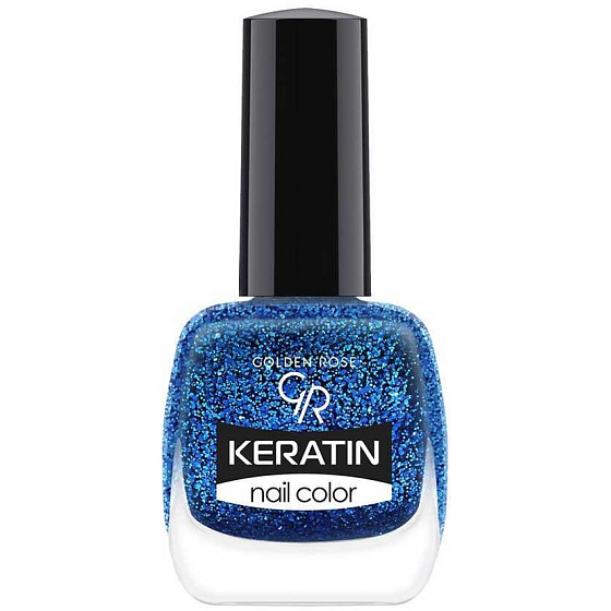 Golden Rose Keratin Nail Color Glitter lak do paznokci 413 10,5 ml