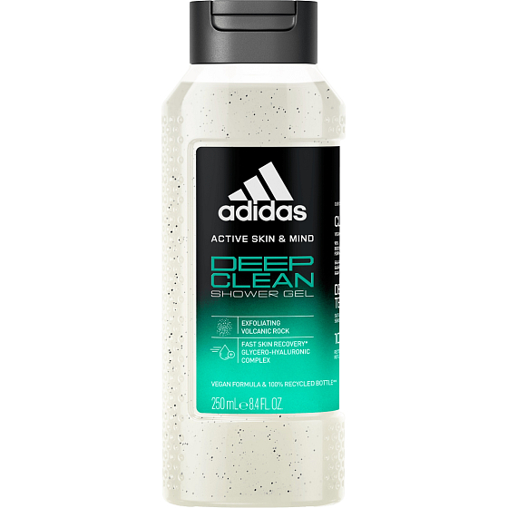 Adidas Deep Clean żel pod prysznic z efektem peelingu dla mężczyzn 250 ml
