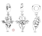 Zawieszka ze srebra 925 Magiczny smok, charms do bransoletki, film