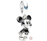 Charm Srebrny 925 Disney Myszka Mickey, zawieszka na bransoletkę film