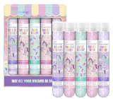 Baylis & Harding Jednorożec kąpielowa sól 5 x 65 g, zestaw soli do kąpieli o słodkich i cukierkowych zapachach dla dzieci