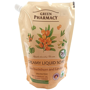 Green Pharmacy Rokitnik i lipa płynne mydło uzupełnienie 460 ml