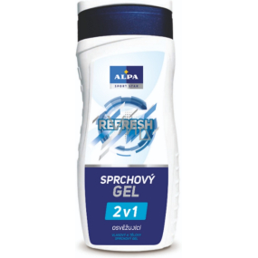 Alpa Sport Star Refresh 2v1 odświeżający żel pod prysznic i do włosów o zapachu mentolu 300 ml