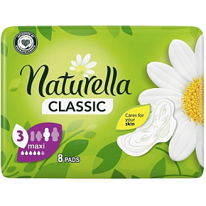 Naturella podpaski dla kobiet Classic Maxi, 8 sztuk