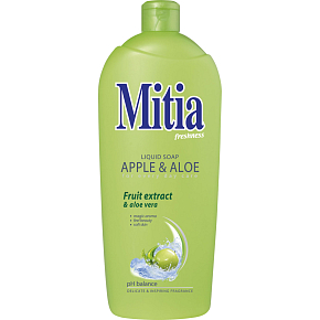 Mitia Apple & Aloe płynne mydło, napełniacz, 1 l