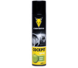 Coyote Cockpit Jabłko antystatyczny, czyści i pielęgnuje plastik, skórę, gumę, drewno, ekoskórę w wnętrzu pojazdu 400 ml spray