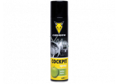 Coyote Cockpit Jabłko antystatyczny, czyści i pielęgnuje plastik, skórę, gumę, drewno, ekoskórę w wnętrzu pojazdu 400 ml spray