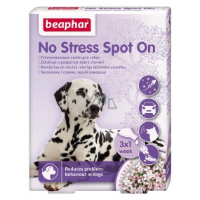 Beaphar No Stress Pipeta pro uklidnění, odstranění stresu, úzkosti pes 3 x 0,7 ml