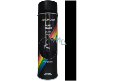 Motip Matt Black czarny matowy lak akrylowy 500 ml