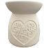 Albi Aromalampa biała Srdce 11 cm