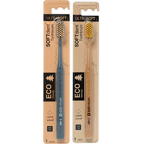 Soft Dent Eco Ultra Soft ekstra miękki szczoteczka do zębów 1 sztuka