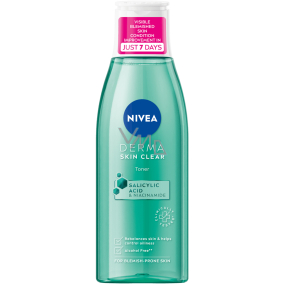 Nivea Derma Skin Clear čistící pleťová voda dla cery skłonnej do niedoskonałości 200 ml