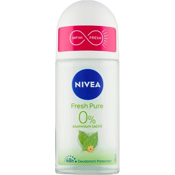 Nivea Fresh & Pure kulka dezodorant roll-on dla kobiet 50 ml