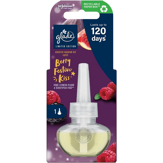 Glade Aromatherapy wkład zapachowy do odświeżacza powietrza Electric Berry Festive Kiss, 20 ml