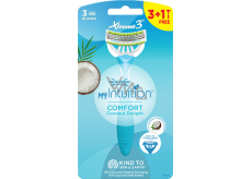 Wilkinson Sword Xtreme3 damskie golarki Comfort Coconut Delight, 3 ostrza, 4 szt.