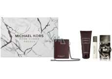 Michael Kors Pour Homme Absolu parfémovaná voda 100 ml + sprchový gel 100 ml + cestovní sprej 10 ml + peněženka, dárková sada pro muže