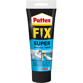 Pattex Fix Super PL50 uniwersalne kleje montażowe, białe, tuba 250 g
