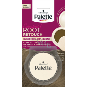 Schwarzkopf Palette Compact Root Retouch víceúčelový kompaktní pudr, Tmavě plavý 3 g Schwarzkopf Palette Compact Root Retouch víceúčelový kompaktní pudr, Tmavě plavý 3 g