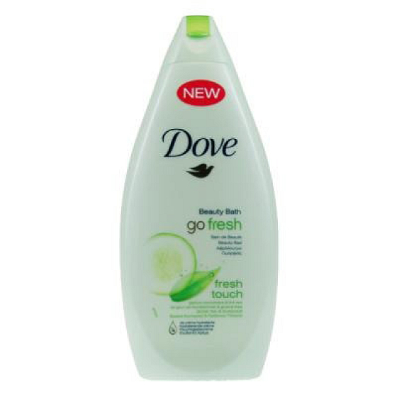 Dove Go Fresh Touch Okurka & Zelený čaj pěna do koupele 500 ml