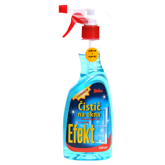 Mika Efekt čistič na okna 500 ml rozprašovač