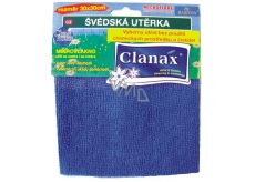 Clanax Szwedzka ściereczka z mikrofibry 30 x 30 cm, 205 g 1 sztuka