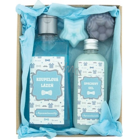 Bohemia Gifts Pro tatínka koupelová lázeň 200 ml + sprchový gel 100 ml + ručně vyráběné mýdlo 2 x 30 g, kosmetická sada