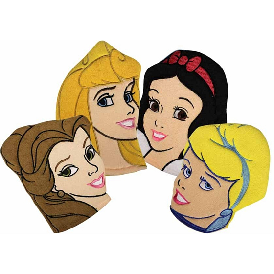 Disney Princess mycí žínka princezny pro děti 18 cm x 19,5 cm x 10 cm 1 kus