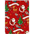 Ditipo Dárkový balicí papír 70 x 200 cm Vánoční Luxusní červený Merry Christmas