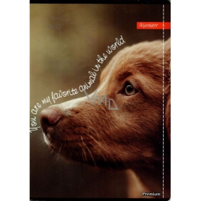 Ditipo Sešit Premium Collection A5 linkovaný Pes 14,5 x 20,5 cm 3415007