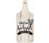 Bohemia Gifts Dekorativní prkénko Babiččina kuchyň otevřena 24 hodin 28 x 12 cm