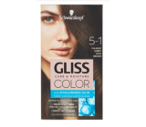 Schwarzkopf Gliss Color farba do włosów 5-1 Zimny brąz 2 x 60 ml
