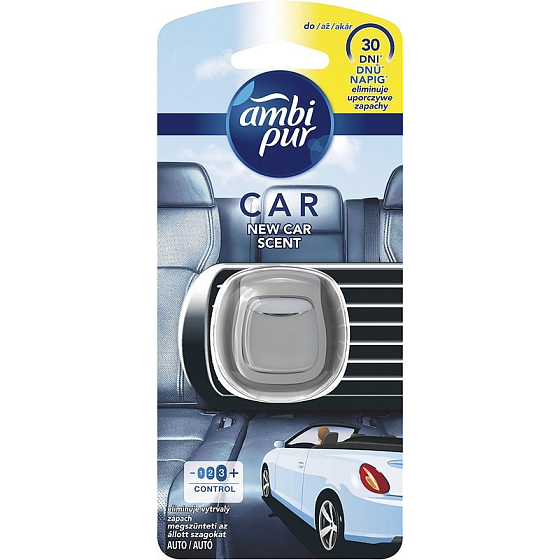 Ambi Pur Car Nowy zapach samochodowy odświeżacz powietrza zapach nowego samochodu 2 ml