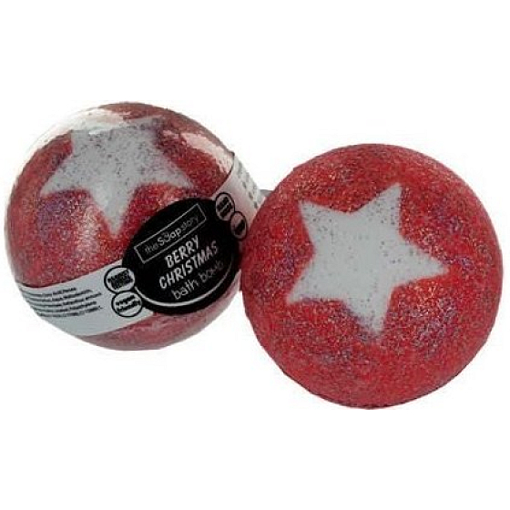 The Soap Story Berry Christmas vánoční šumivá bomba do koupele 120 g