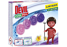 Dr. Devil WC Push Pull Gel Sunset Blossom blok WC bez koszyka, 2 × 20 g