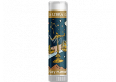 Crazy Rumors Zodiac Waga balsam do ust o smaku waniliowej śmietany z owocami i lawendą 4,4 ml