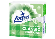 Linteo Classic białe papierowe serwetki 1-warstwowe 33 x 33 cm 100 sztuk