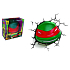 TMNT Želvy Ninja Raphael maska 3D LED světlo, doporučený věk 5+