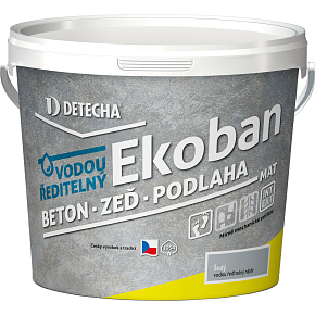 Detecha Ekoban farba do drewna i betonu, szara, 5 kg