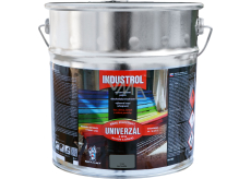 Industrol S2013 univerzál lesk vrchní barva na kov a dřevo, 1110 šeď světlá, 9 l