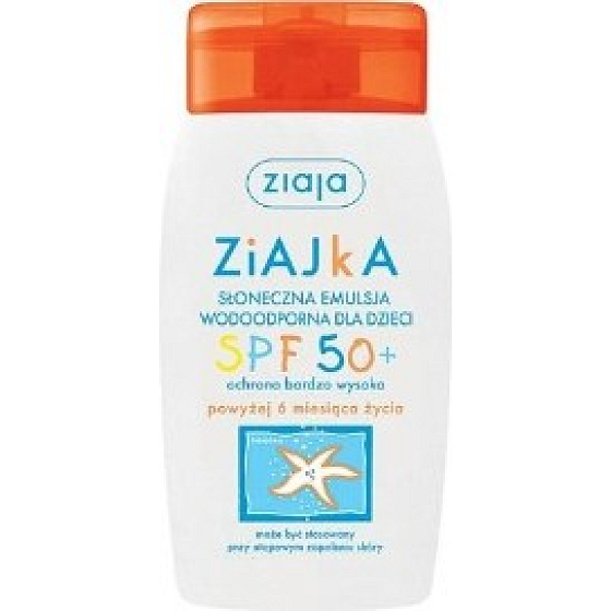 Ziaja Ziajka Baby SPF 50 + mléko na opalování pro děti velmi vysoká ochrana 125 ml