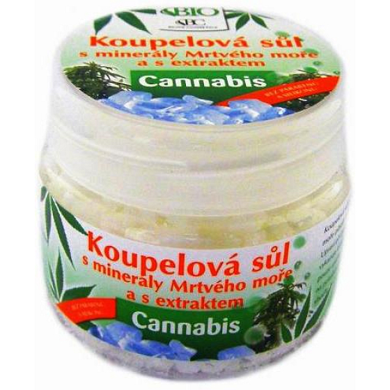 Bione Cosmetics Cannabis sůl do koupele 200 g
